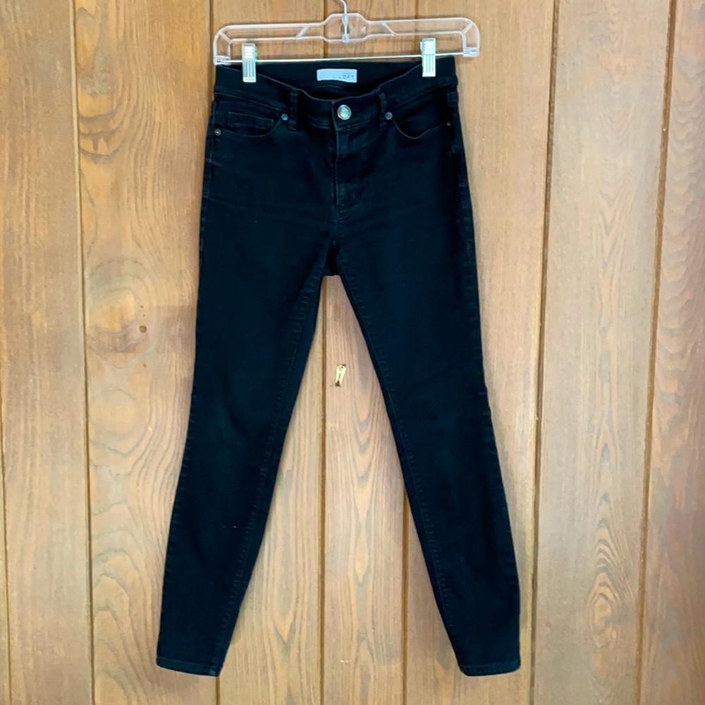 LOFT Black Skinny Jeans